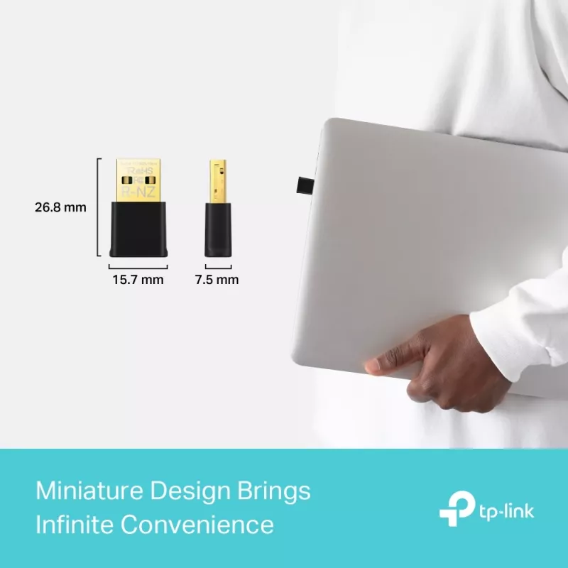 TP-LINK Archer TX1800U Nano Adaptador USB AX1800 Dual Band Wi-Fi 6, 1.8 Gbps