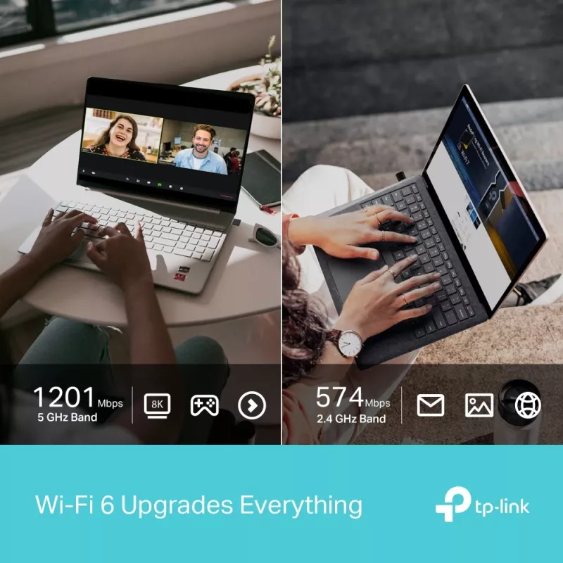 TP-LINK Archer TX1800U Nano Adaptador USB AX1800 Dual Band Wi-Fi 6, 1.8 Gbps