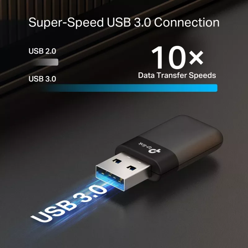 TP-LINK Archer TX50U Adaptador USB inalámbrico AX3000 Dual Band Wi-Fi 6