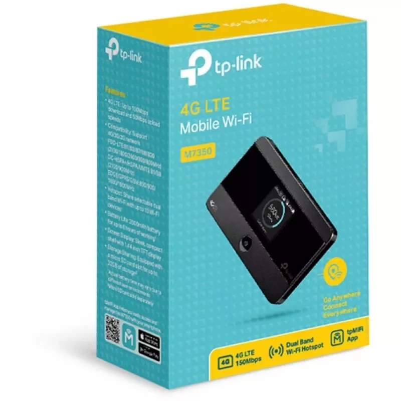 Router móvil 4G LTE TP-Link M7350 negro