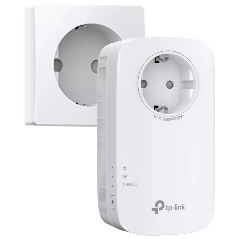 TP-LINK RE660X Repetidor Wi-Fi 6 de doble banda, 2,4 GHz y 5 GHz, 802.11ax