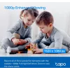 Cámara Wi-Fi de seguridad para el hogar TP-Link Tapo C200C con giro e inclinación, 2 MP 1080p Full HD, 360° horizontal / 114° vertical, audio bidireccional, visión nocturna de hasta 12 m, microSD de hasta 512 GB, blanca