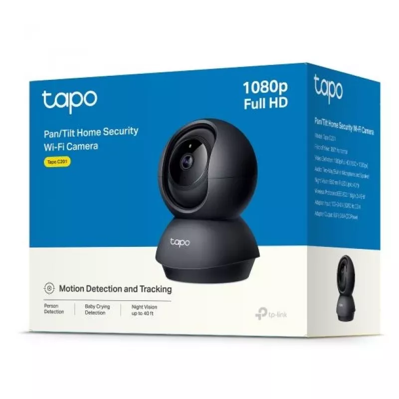 TP-Link Tapo C201 Cámara IP Wi-Fi de interior 360° Pan/Tilt 1080p Full HD
