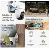 TP-LINK Tapo C615G KIT V1 Kit de cámara de seguridad con alimentación solar - Cámara de vigilancia PTZ para exterior, Resistente al polvo/a la intemperie, Color día y noche