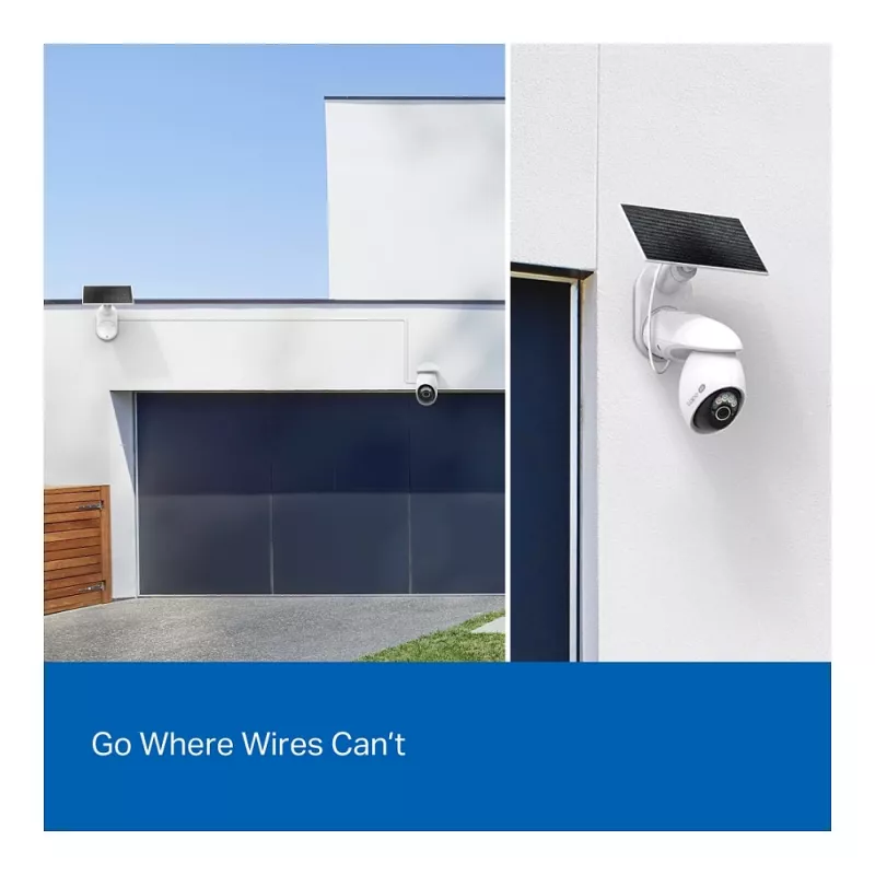 TP-LINK Tapo C660 Kit Cámara de seguridad 4K 8MP con giro/inclinación y panel solar
