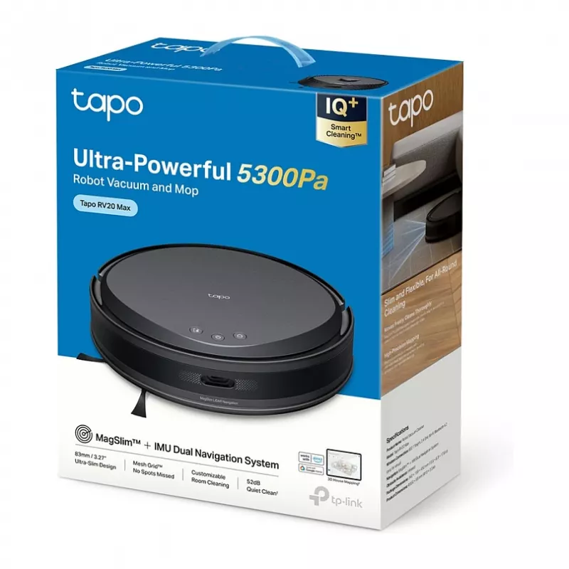 TP-LINK Tapo RV20 Max Robot aspirador - sin bolsa