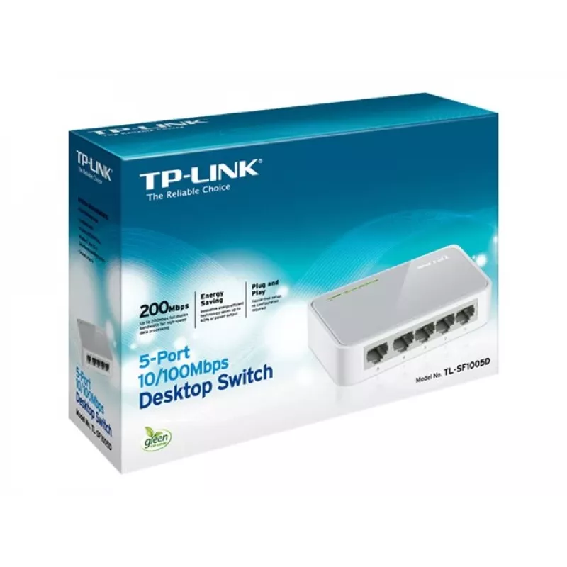 TP-LINK TL-SF1005D Switch Fast Ethernet de sobremesa de 5 puertos