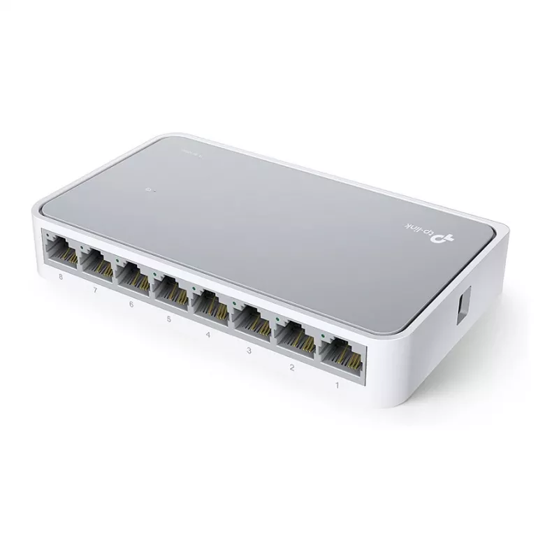 Switch de sobremesa TP-Link TL-SF1008D V12.4 de 8 puertos 10/100Mbps Fast Ethernet
