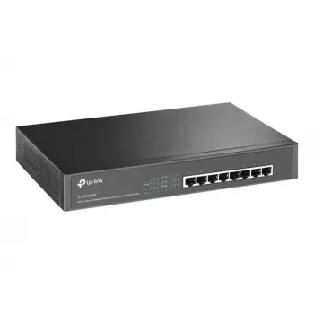 TP-Link TL-SG1008MP Switch Gigabit Ethernet PoE+ no gestionado (8 puertos, 126W Budget, Negro)