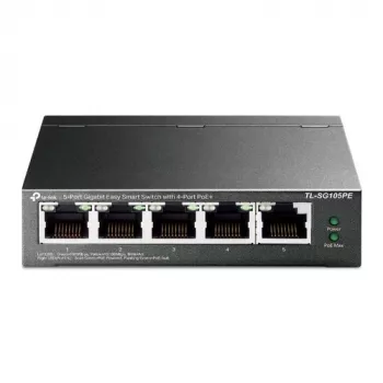 TP-Link TL-SG105PE Switch Gigabit Easy Smart con 4 puertos PoE+