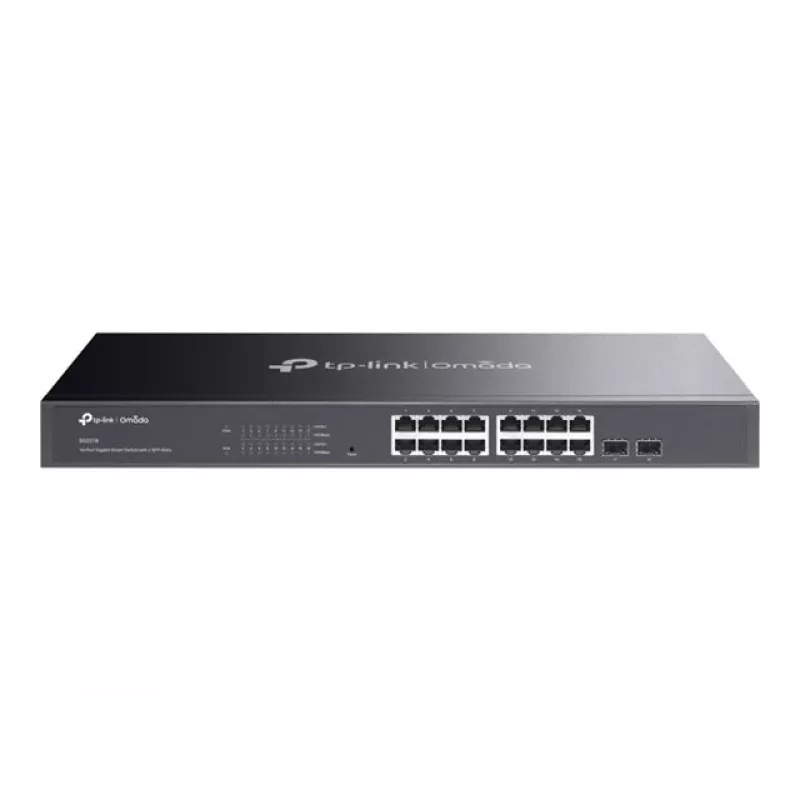 TP-LINK TL-SG2218 Switch gestionado Gigabit L2+ de 16 puertos con 2 ranuras SFP, 150W PoE+