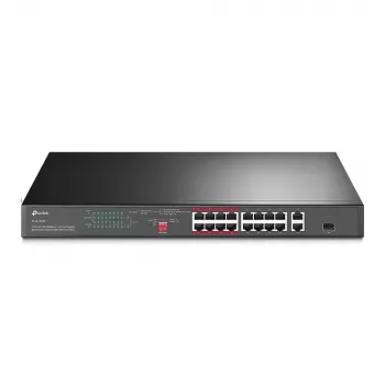 TP-Link TL-SL1218P switch Fast Ethernet PoE+ de 18 puertos con 2 Gigabit y 1 SFP