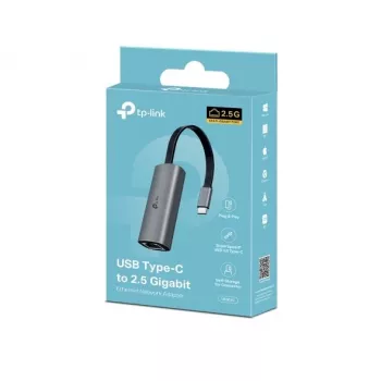 TP-Link UE302C adaptador USB-C a Gigabit Ethernet - 10/100/1000 Mbit/s, USB 3.0, negro