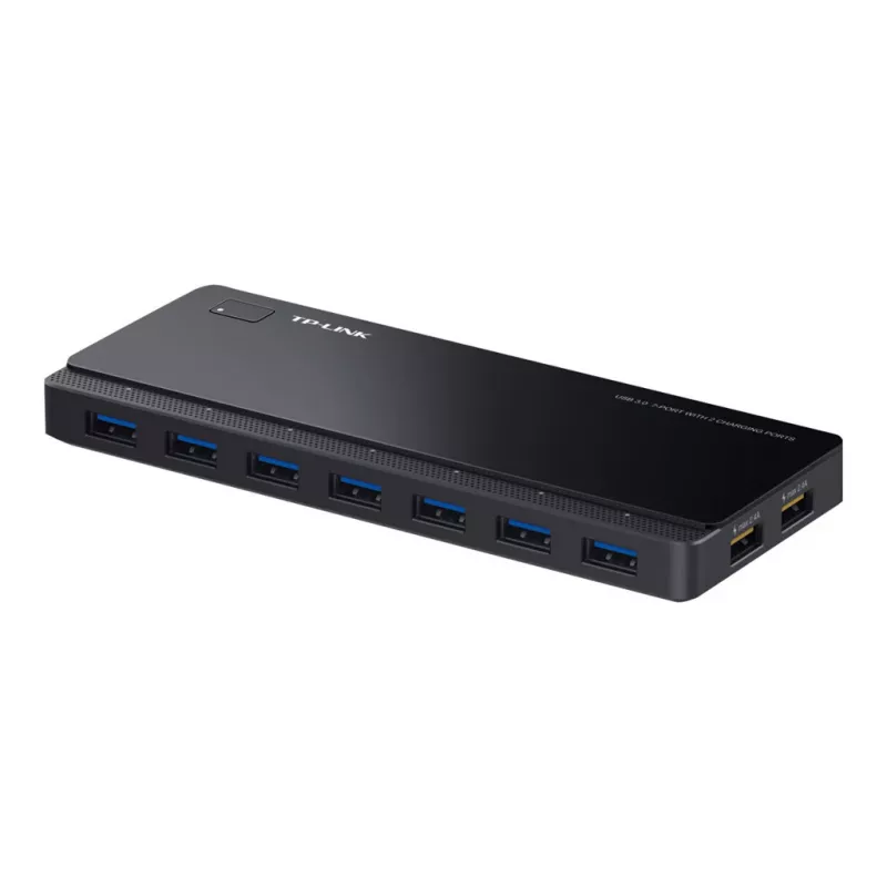 TP-LINK UH720 Hub USB 3.0 de 7 puertos con 2 puertos de carga inteligente - Negro