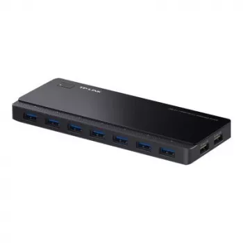 TP-LINK UH720 Hub USB 3.0 de 7 puertos con 2 puertos de carga inteligente - Negro