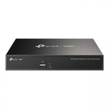 TP-Link VIGI NVR1008H grabador de vídeo en red de 8 canales, 5MP, H.265+, 1 SATA hasta 10TB, HDMI/VGA, 12V DC