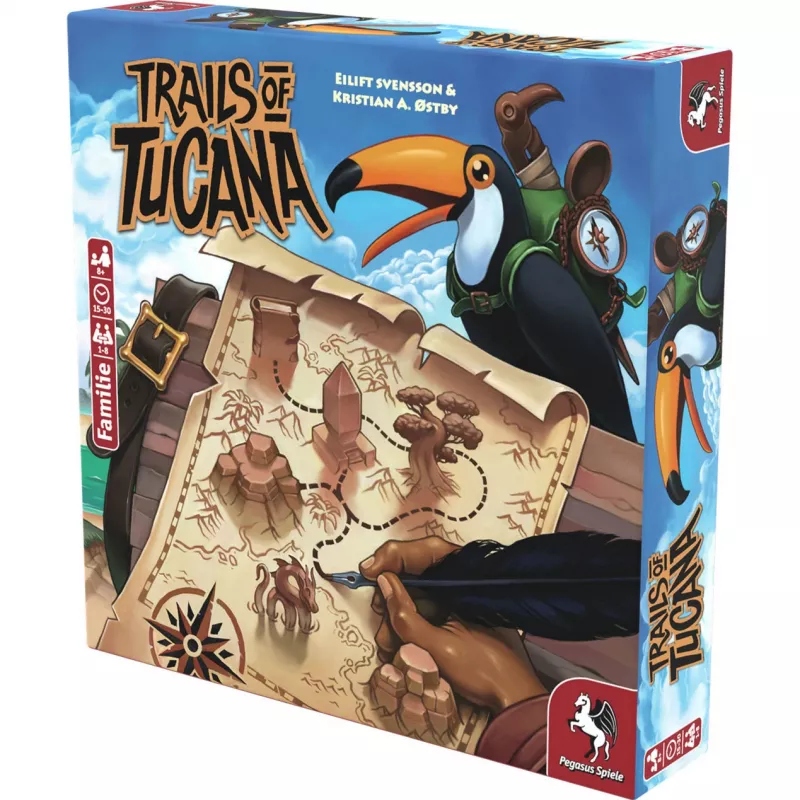 Trails of Tucana - Juego de mesa Flip & Write