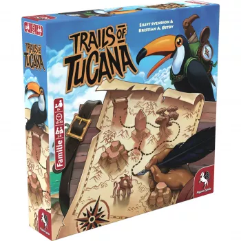 Trails of Tucana - Juego de mesa Flip & Write