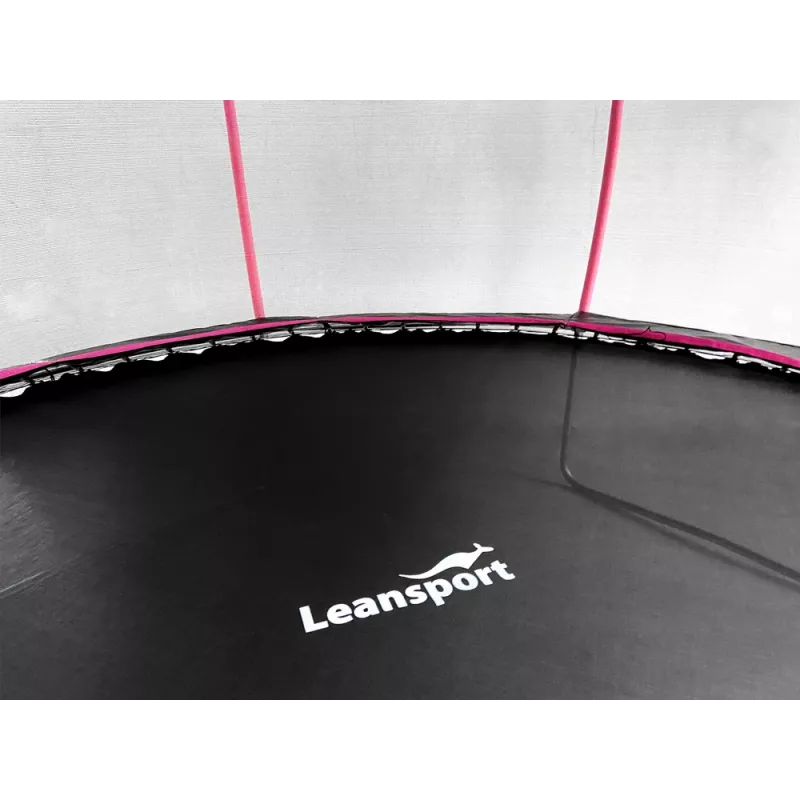 Trampolín LEAN Sport Max 12ft negro-rosa