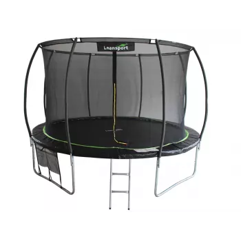 Trampolín LEAN Sport Max 14ft negro-verde