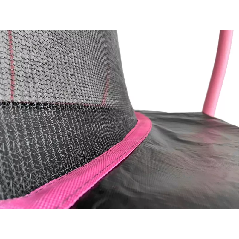 Trampolín LEAN Sport Max 16ft negro-rosa
