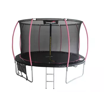 Trampolín LEAN Sport Max 16ft negro-rosa