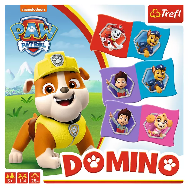 TREFL GRY Dominó Paw Patrol – juego educativo para niños