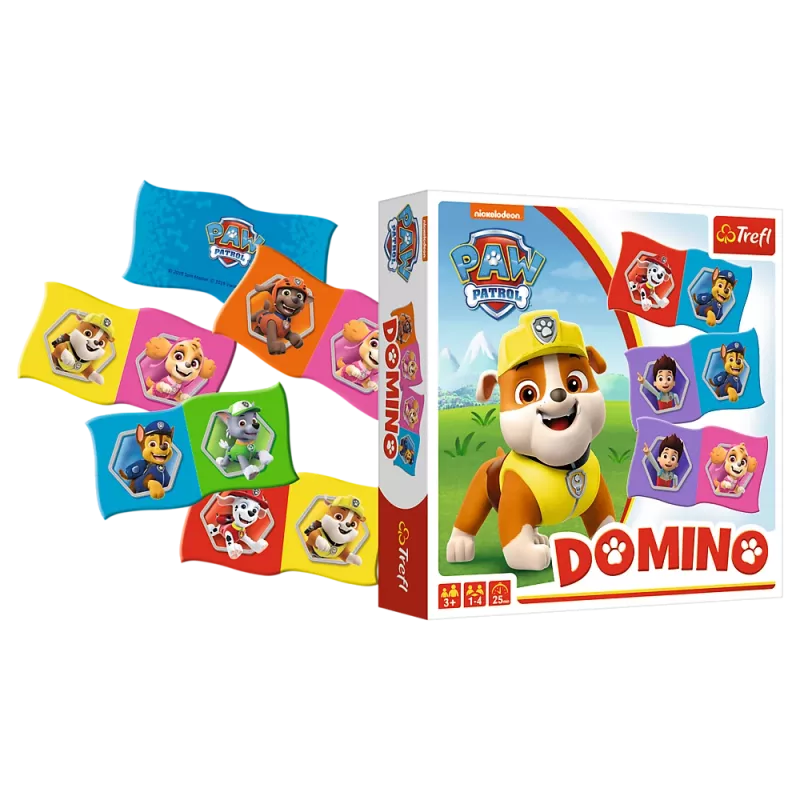TREFL GRY Dominó Paw Patrol – juego educativo para niños