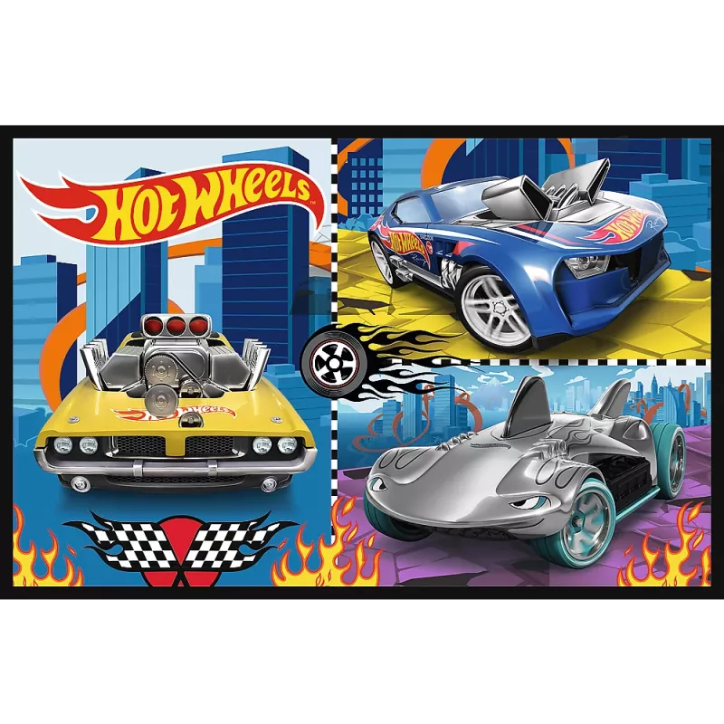 Puzzle 2x70 Cars Hot Wheels