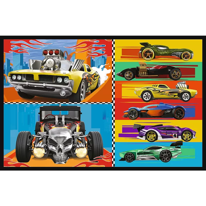 Puzzle 2x70 Cars Hot Wheels