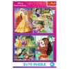 Puzzle 2x70 Fairytale Days Disney Princess 34440