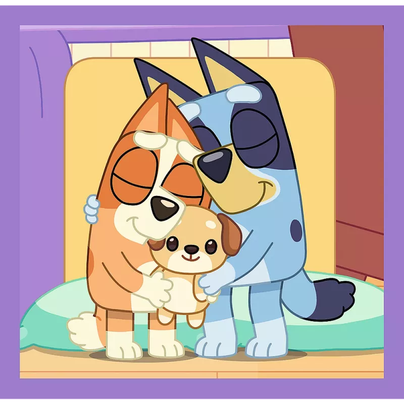 TREFL PUZZLE 3 en 1 - Meet Bluey