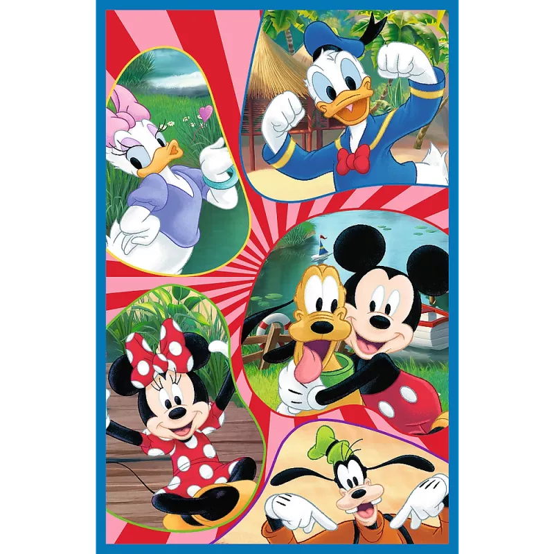 Puzzle Trefl - 3x80 - Mickey Mouse Team Trefl 34887