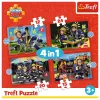 Puzzle 4 en 1 Adventures of Fireman Sam