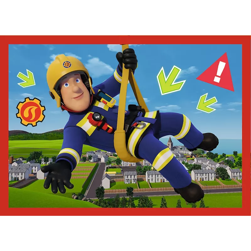 Puzzle 4 en 1 Adventures of Fireman Sam