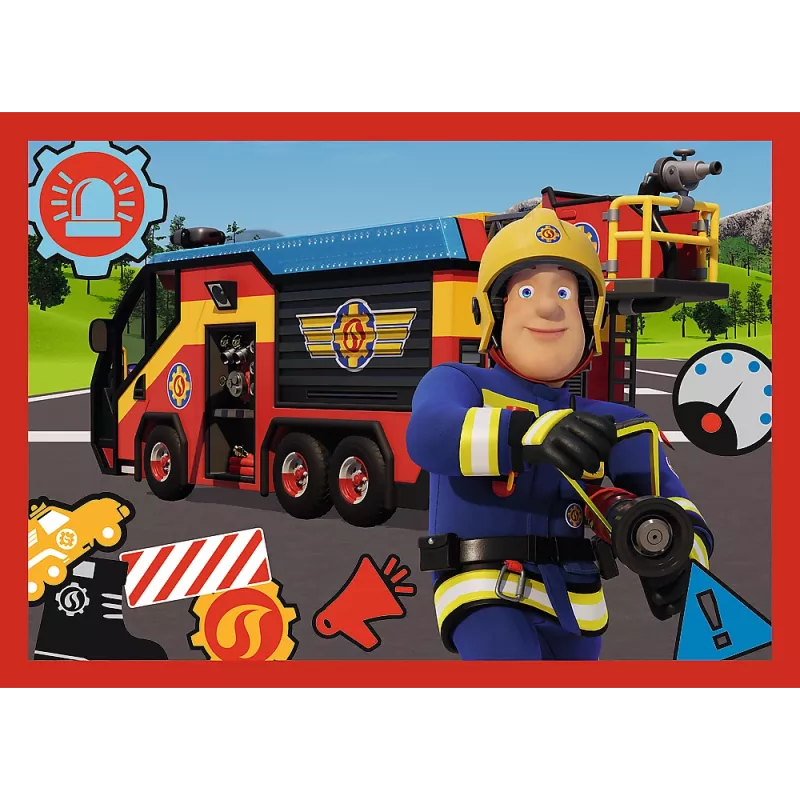 Puzzle 4 en 1 Adventures of Fireman Sam