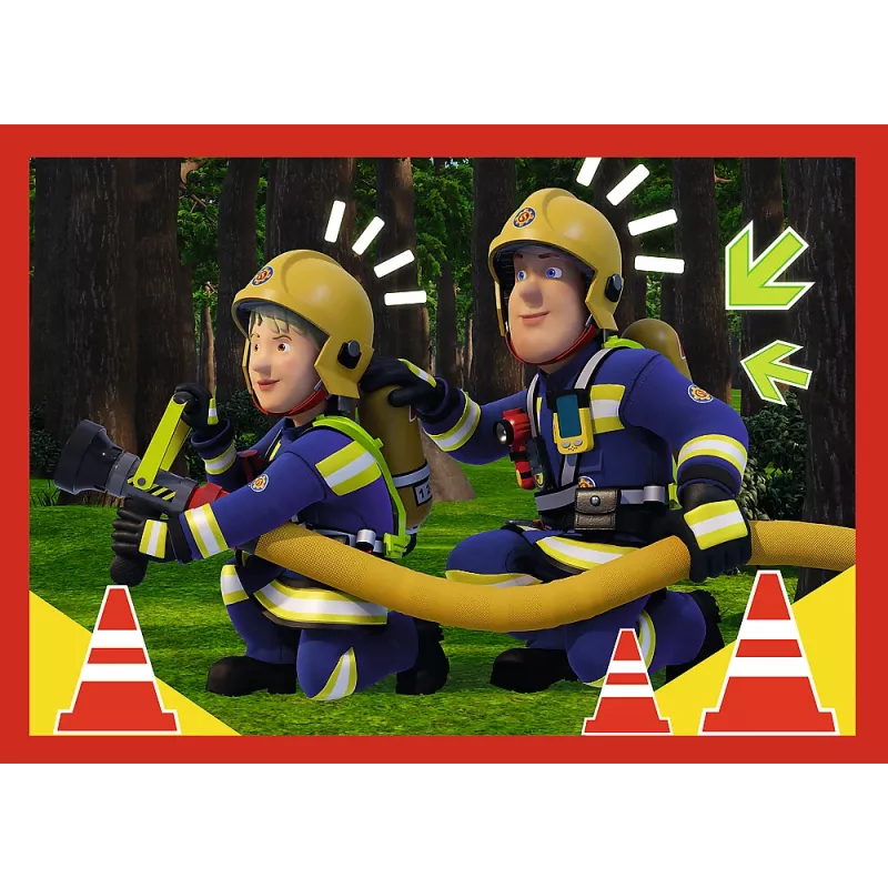 Puzzle 4 en 1 Adventures of Fireman Sam