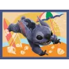 Puzzle 4 en 1 Hawaiian Vacation Disney Stitch Trefl 34666
