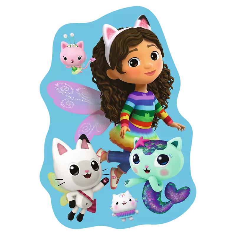 Puzzle de madera de contorno 50 piezas Gabby's Dollhouse Trefl 20260