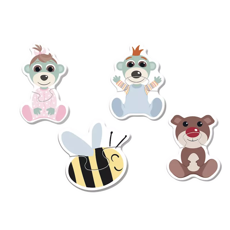 Puzzle Trefl - Baby Classic - Friendly Babies - Babies and Teddy Bear 36139