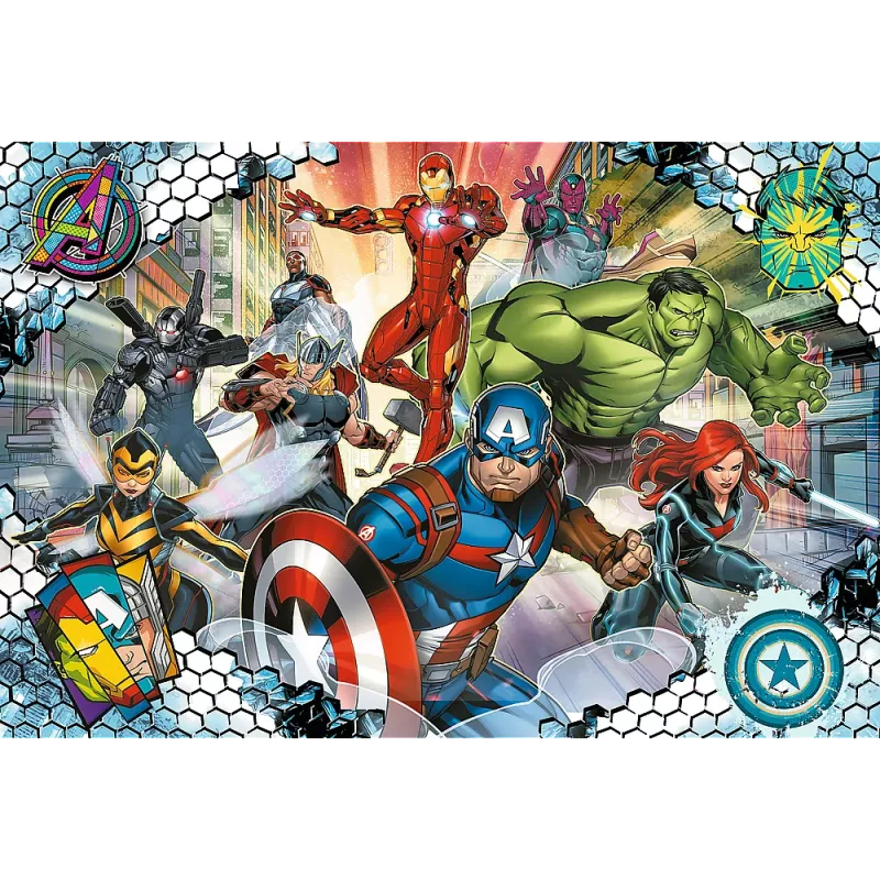 TREFL Puzzle - 100 - Sławni Avengers - Disney Marvel The Avengers 16454