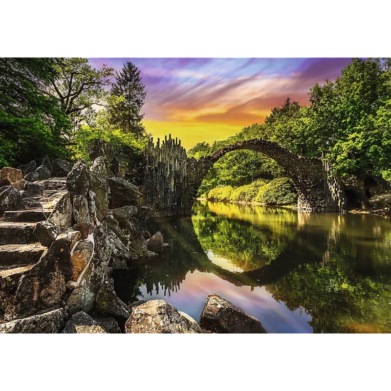TREFL PUZZLE Puzzle – 1000 Premium Plus Puente Rakotz en Kromlau, Alemania Trefl 10811