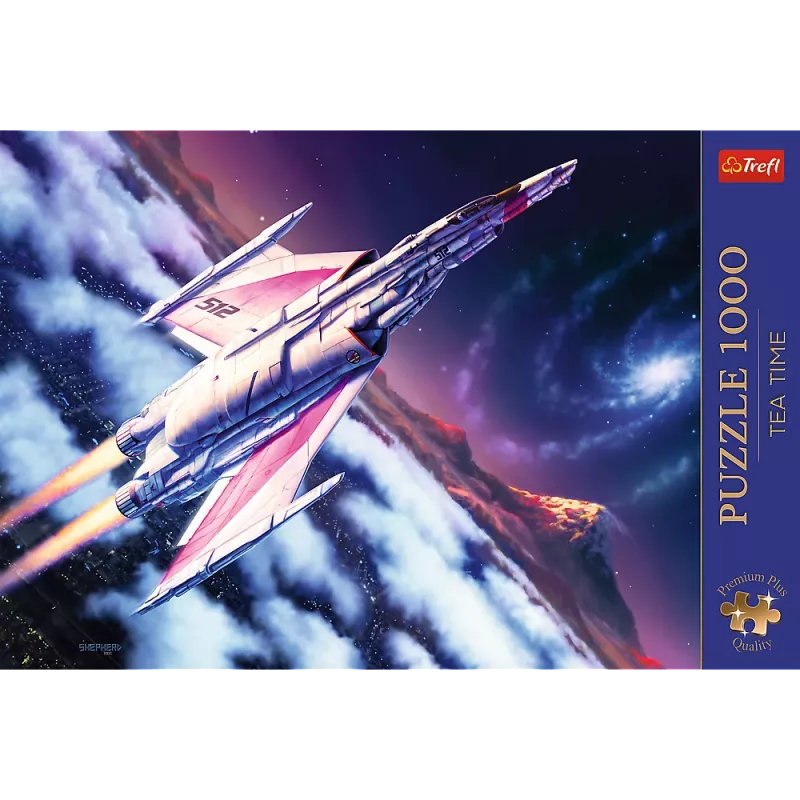 TREFL PUZZLE Puzzle - 1000 Premium Plus - Tea Time: Vuelo espacial Trefl 12075