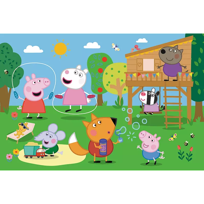 TREFL PUZZLE Puzzle - 24 Maxi - Diversión en el claro - Peppa Pig 14342