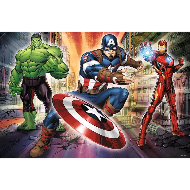 TREFL PUZZLE Puzzle - 24 Maxi - En el mundo de los Vengadores
