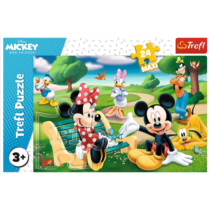 TREFL PUZZLE Puzzle - 24 Maxi - Mickey Mouse con amigos - Disney Standard Characters