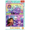 Puzzle 2x24 Diversión con Gabby Universal Gabbys Dollhouse Trefl 34433