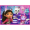 Puzzle 2x24 Diversión con Gabby Universal Gabbys Dollhouse Trefl 34433