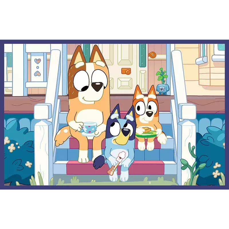 Puzzle 2x24 Funny Bluey BBC Bluey Trefl 34446