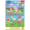 Puzzle 2x24 Peppa en el parque infantil Peppa Pig 34435